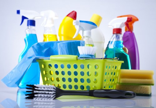 Professional office cleaning in a Bromley workplace reception area