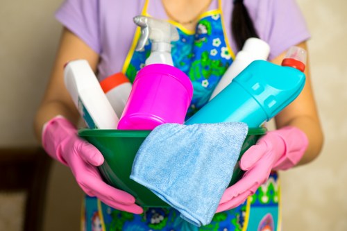 Bromley Cleaner team member performing careful home cleaning work