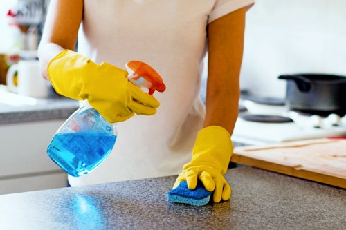 Cleaning service homepage hero image concept for Bromley