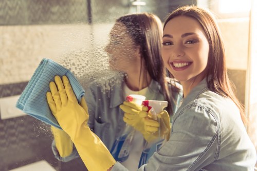 Deep cleaning process for hard flooring in Bromley
